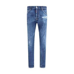Dsquared² Skater Cool Guy Distressed Jeans Men Blue Jeans & Pants